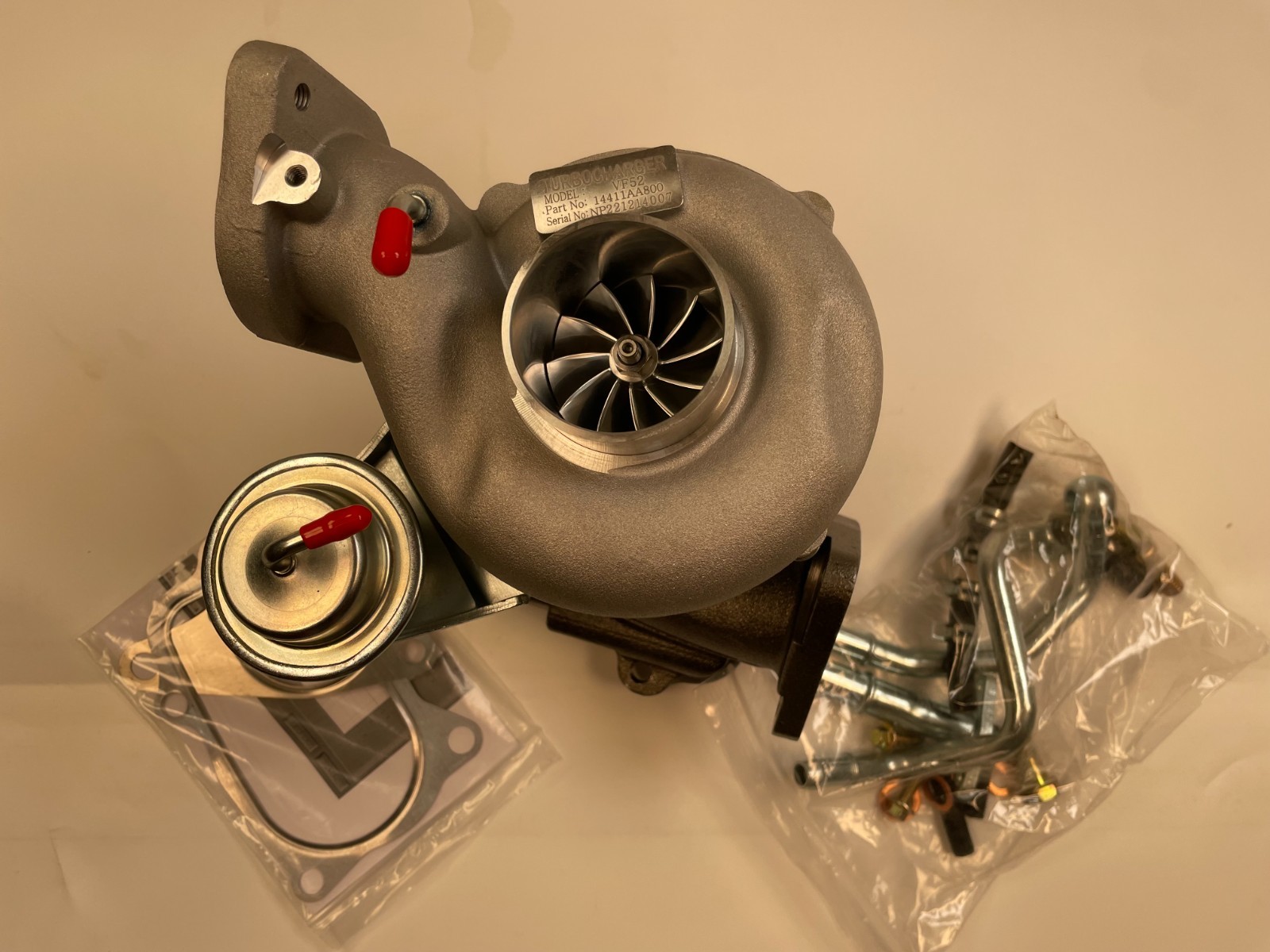 for VF52 Upgraded 11 Billet Turbo Subaru WRX Legacy Outback GT 2.5L +install kit