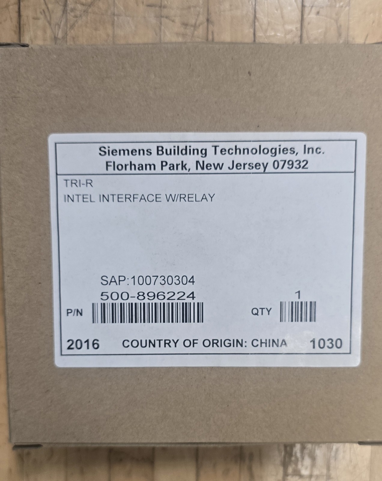 Siemens 500-896224 TRI-R Single Input Module with Relay Siemens 500-896224 TRI-R Single Input Module with Relay