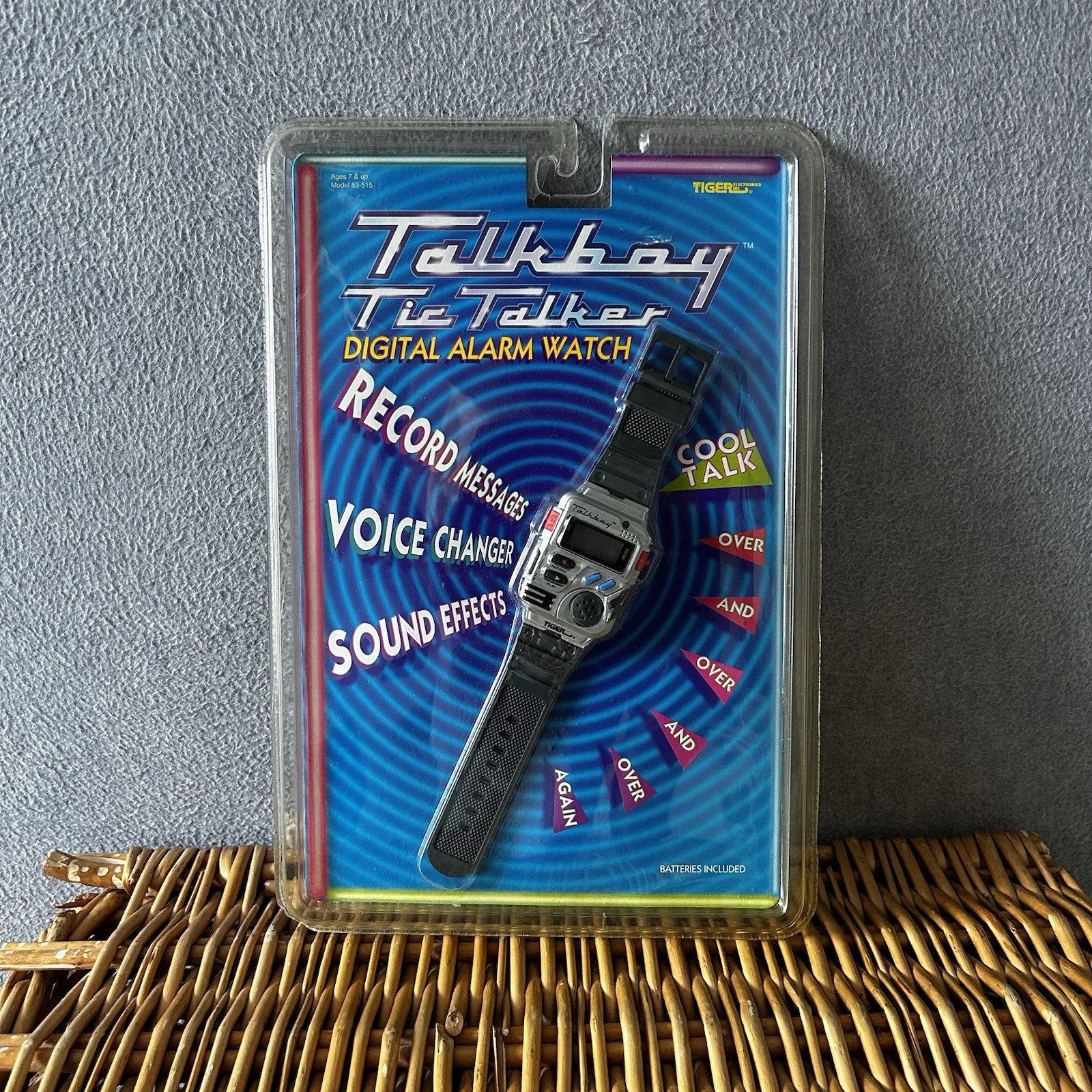 Talkboy Tic Talker Digital Alarm Watch 1996 Tiger Electronics Home Alone Talkboy Tic Talker Digital Alarm Watch 1996 Tiger Electronics Home Alone