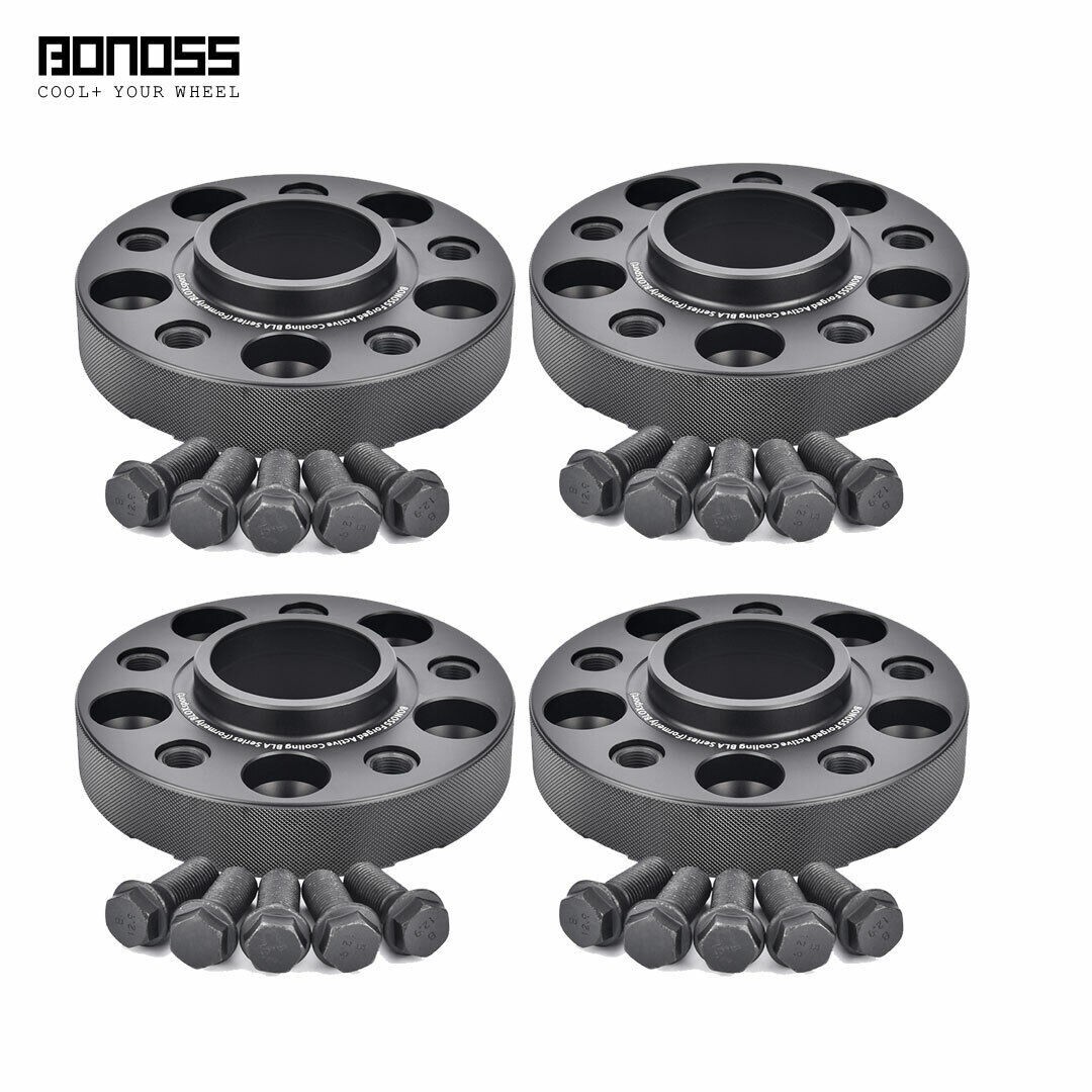 4Pc 30mm BONOSS Wheel Spacers 5X112 CB66.5 for Audi A4 A5 A6 A7 A8 S4 Mercedes