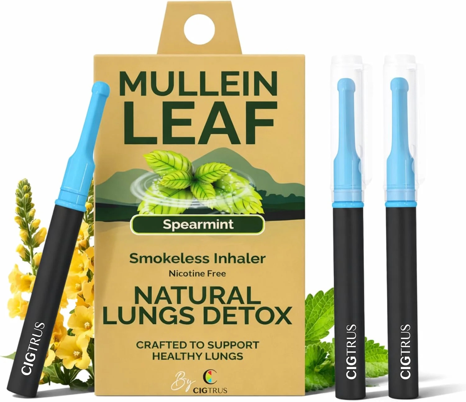 Revair Mullein Purifier Inhaler,with Natural Mullein Leaf Extract for Fresh Air Revair Mullein Purifier Inhaler,with Natural Mullein Leaf Extract for Fresh Air