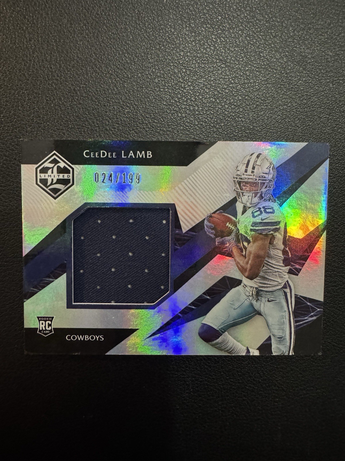 Panini 2020 Limited CeeDee Lamb Rookie Jumbo Jerseys RJ-CL /199 Damage READ Panini 2020 Limited CeeDee Lamb Rookie Jumbo Jerseys RJ-CL /199 Damage READ