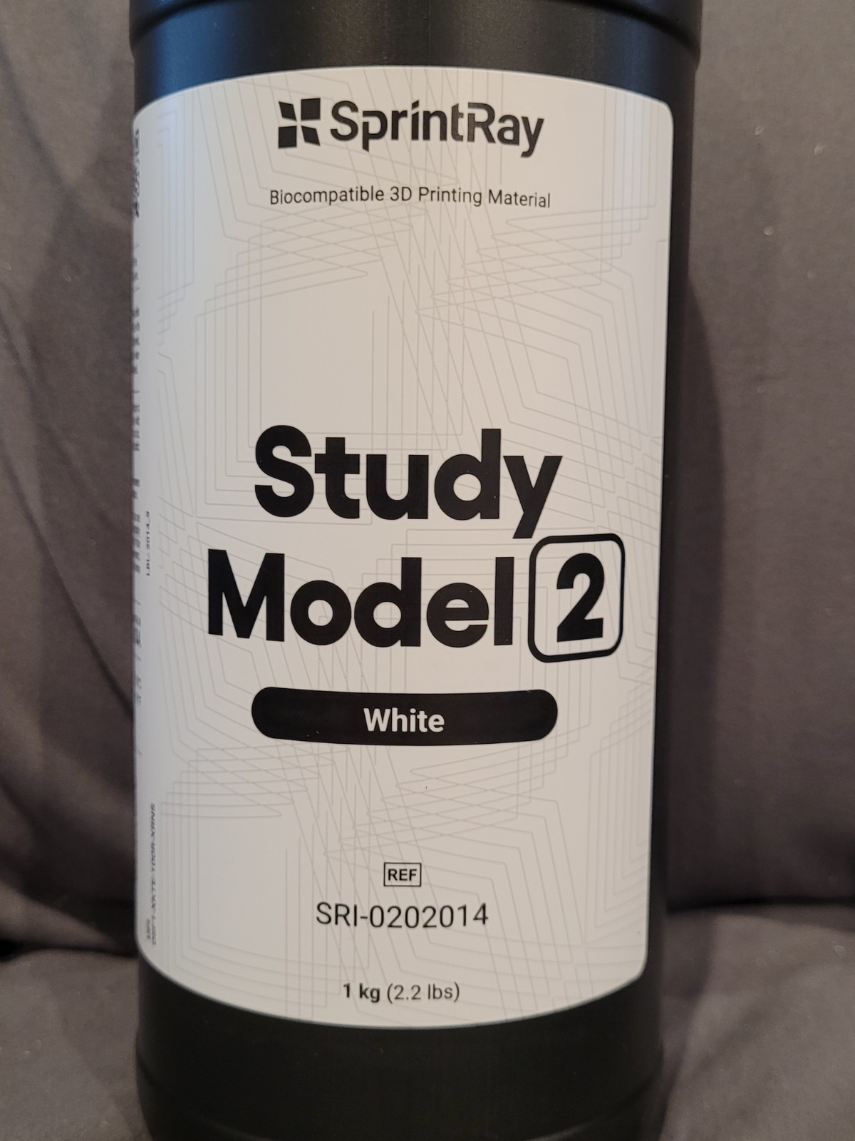 SprintRay Study Model White 2 - 1Kg SRI-0202014 Expires 10/15/2027 Sprint Ray