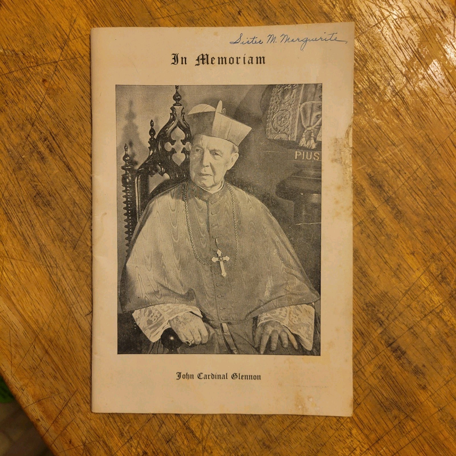 1946 In Memoriam Cardinal John Glennon St. Louis Rare 1946 In Memoriam Cardinal John Glennon St. Louis Rare