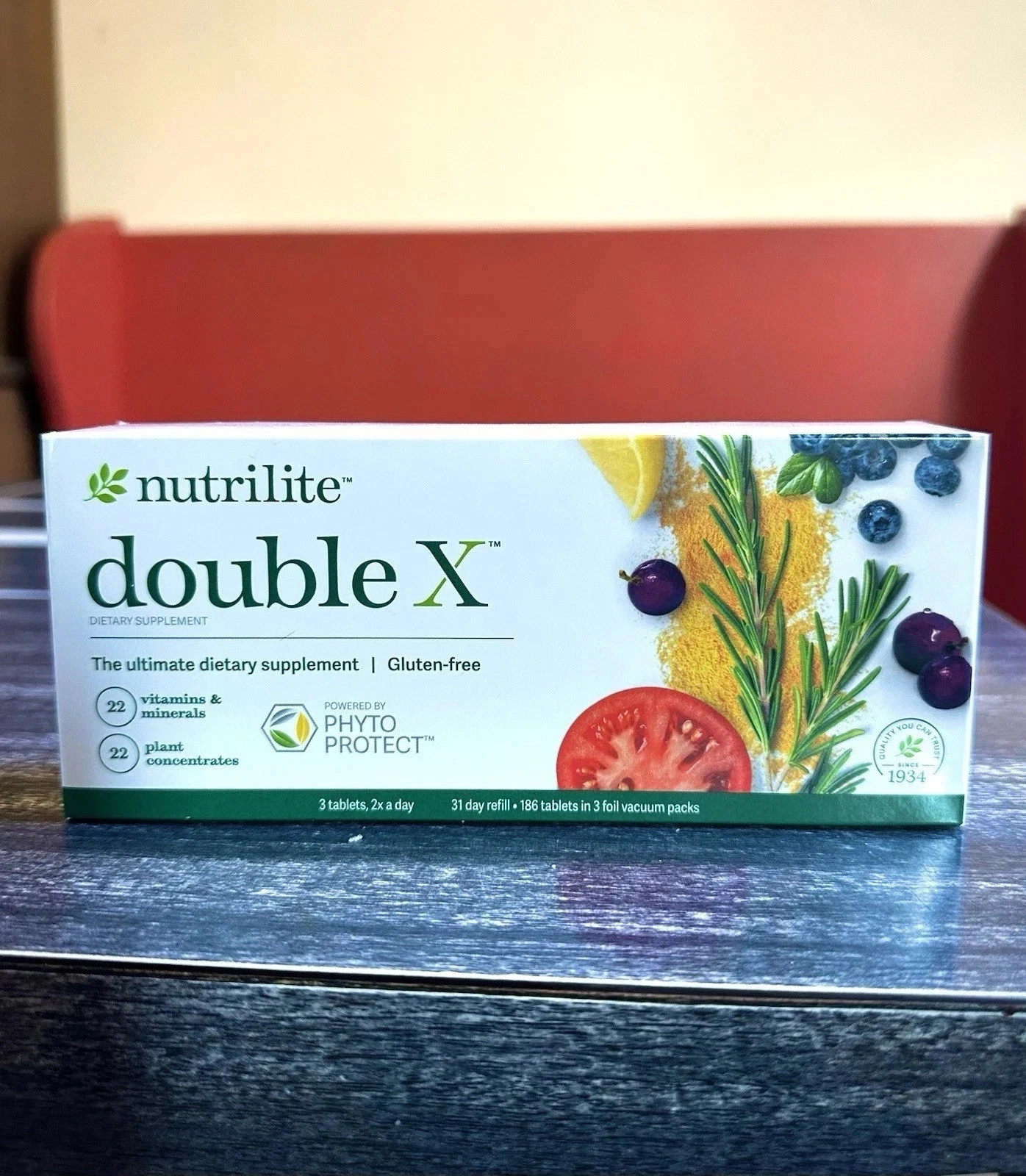 FREE SHIPPING- Nutrilite Double-X Multi-Vitamin Tablets, 31-Day Refill