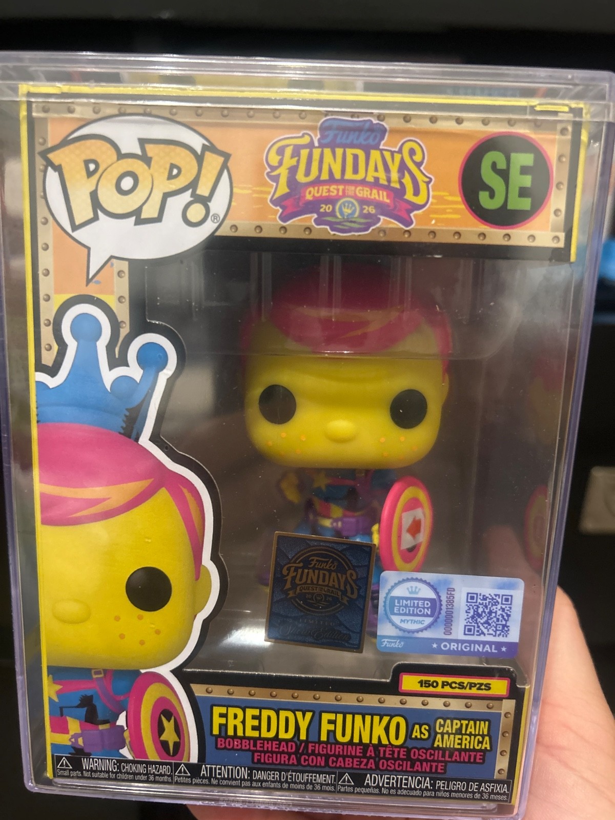 Funko Fundays SDCC 2026 Freddy Funko As Captain America LE 150pcs NIB Funko Fundays SDCC 2026 Freddy Funko As Captain America LE 150pcs NIB