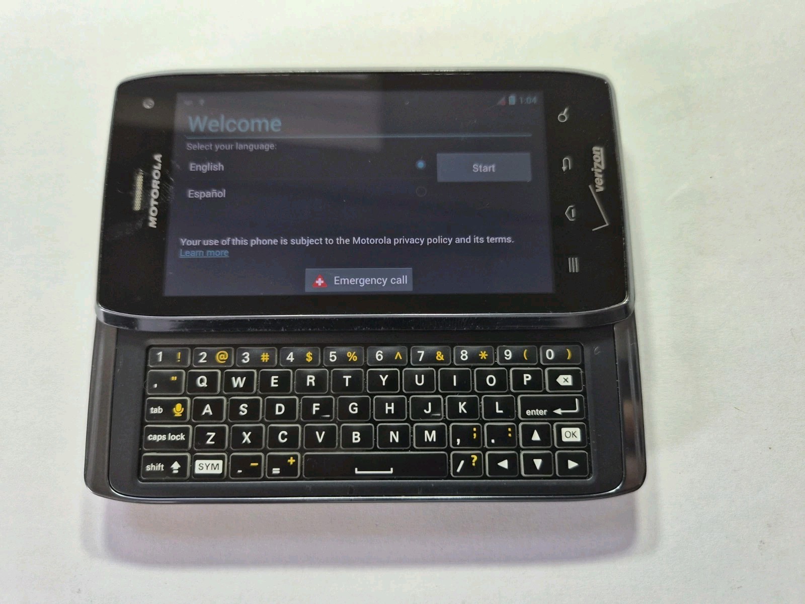 Motorola Droid 4 XT894 Very Rare Slider Smartphone FULLY TESTED Motorola Droid 4 XT894 Very Rare Slider Smartphone FULLY TESTED
