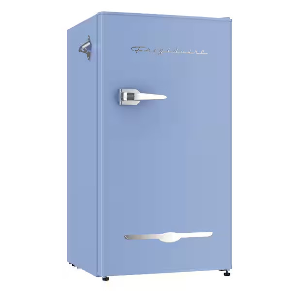 Frigidaire Retro Compact Fridge with Chiller 3.2 cu ft Countertop Fridge with