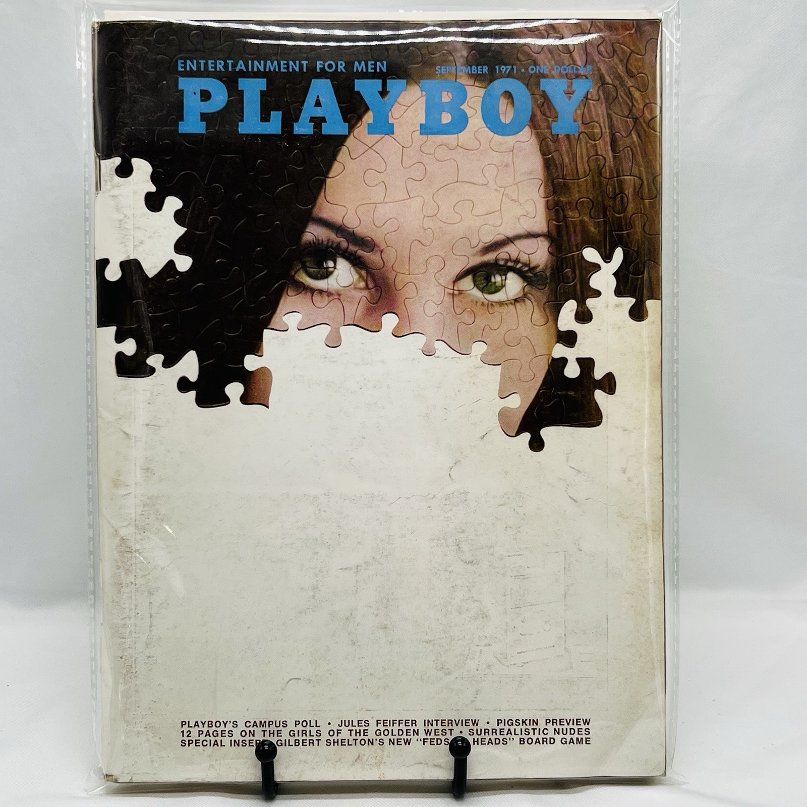 Vintage Playboy Magazine September 1971 With Centerfold Intact Boarded & Bagged Vintage Playboy Magazine September 1971 With Centerfold Intact Boarded & Bagged
