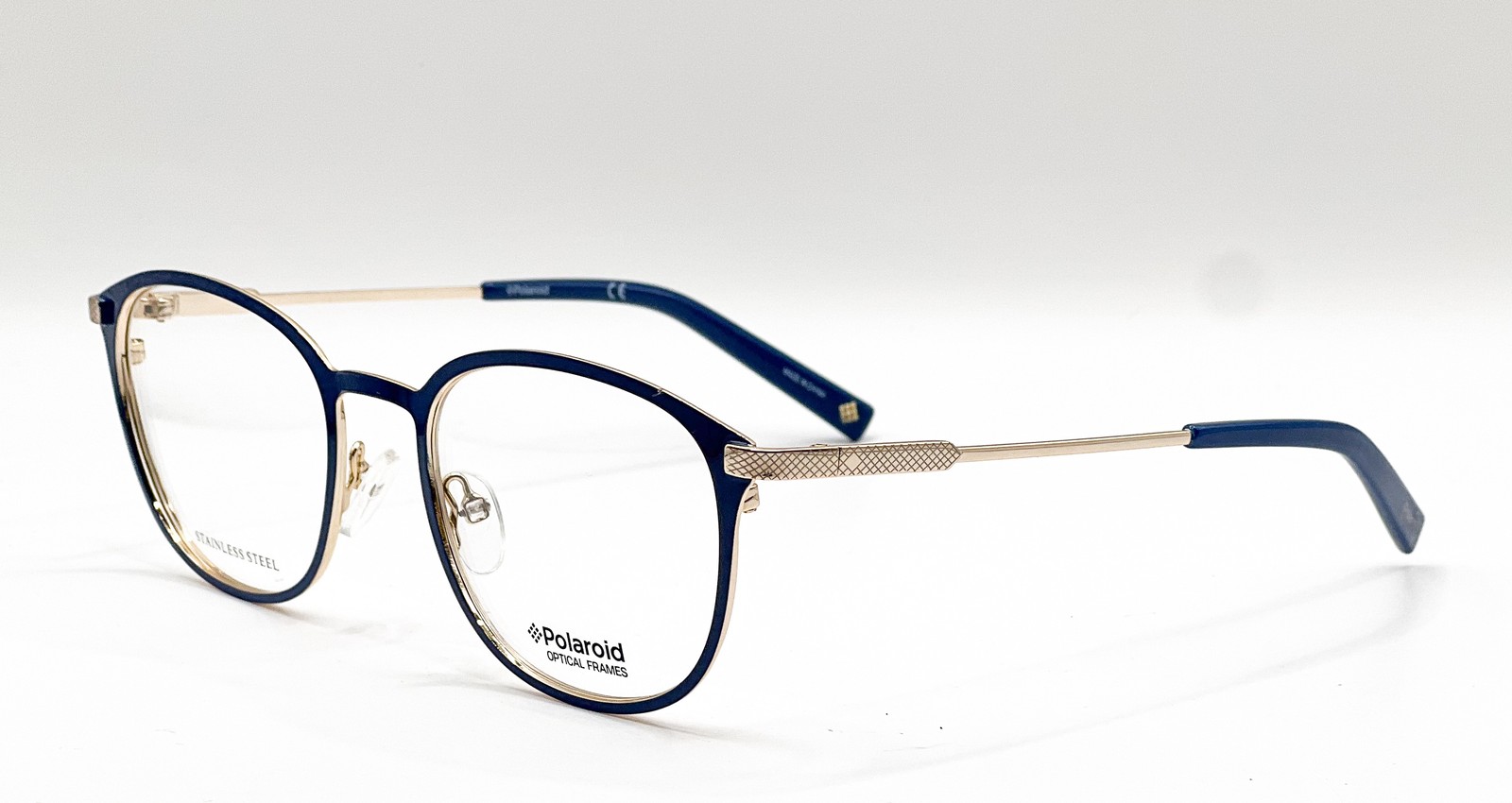 NEW POLAROID PLD D531 PJP BLUE AUTHENTIC EYEGLASSES 52-21