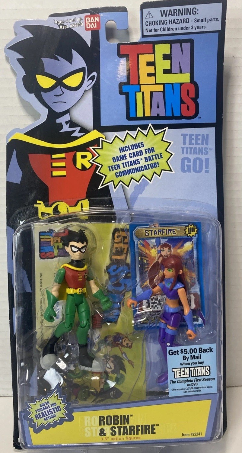 Bandai Teen Titans Robin & Starfire 3.5\ Bandai Teen Titans Robin & Starfire 3.5\