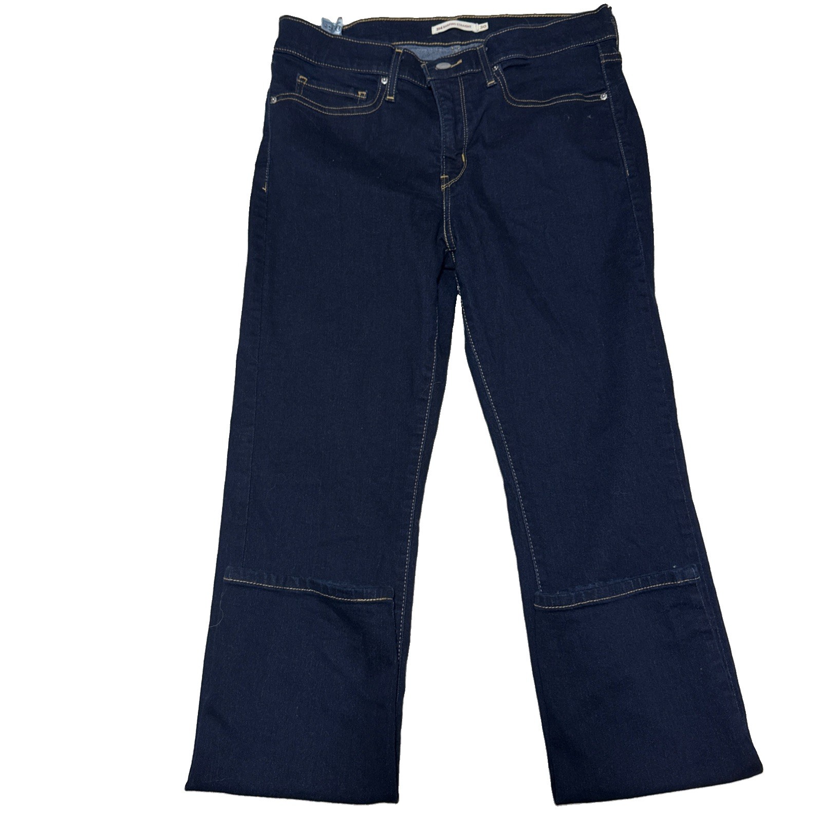 Levi\'s 314 Shaping Straight Jeans Women\'s Size 30x32 Dark Wash NWT 19631-0296 Levi\'s 314 Shaping Straight Jeans Women\'s Size 30x32 Dark Wash NWT 19631-0296
