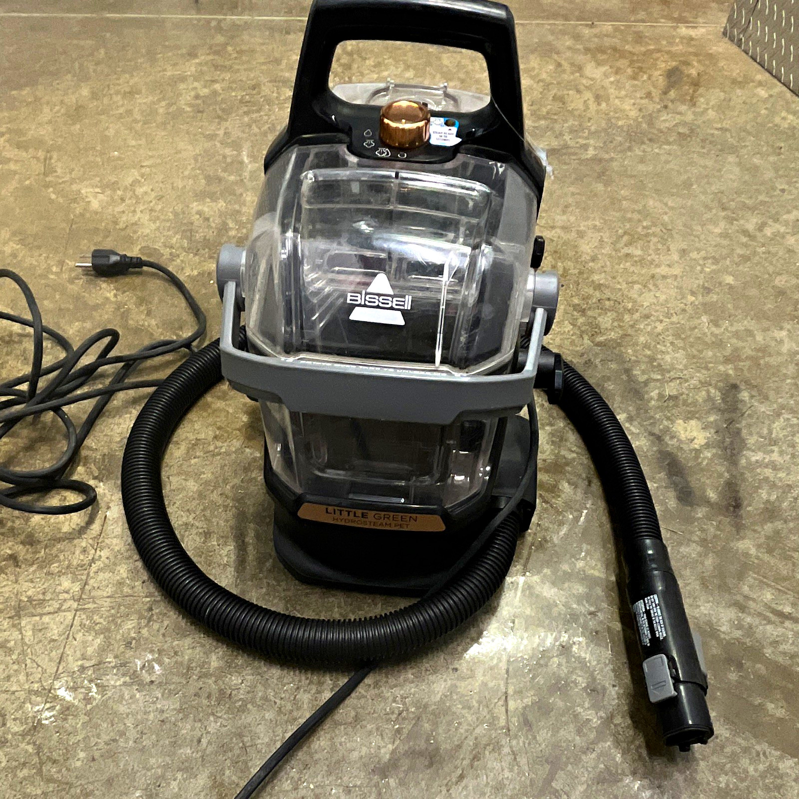 BISSELL Little Green HydroSteam Pet Corded Portable Spot Cleaner w/ Hose Nozzle BISSELL Little Green HydroSteam Pet Corded Portable Spot Cleaner w/ Hose Nozzle