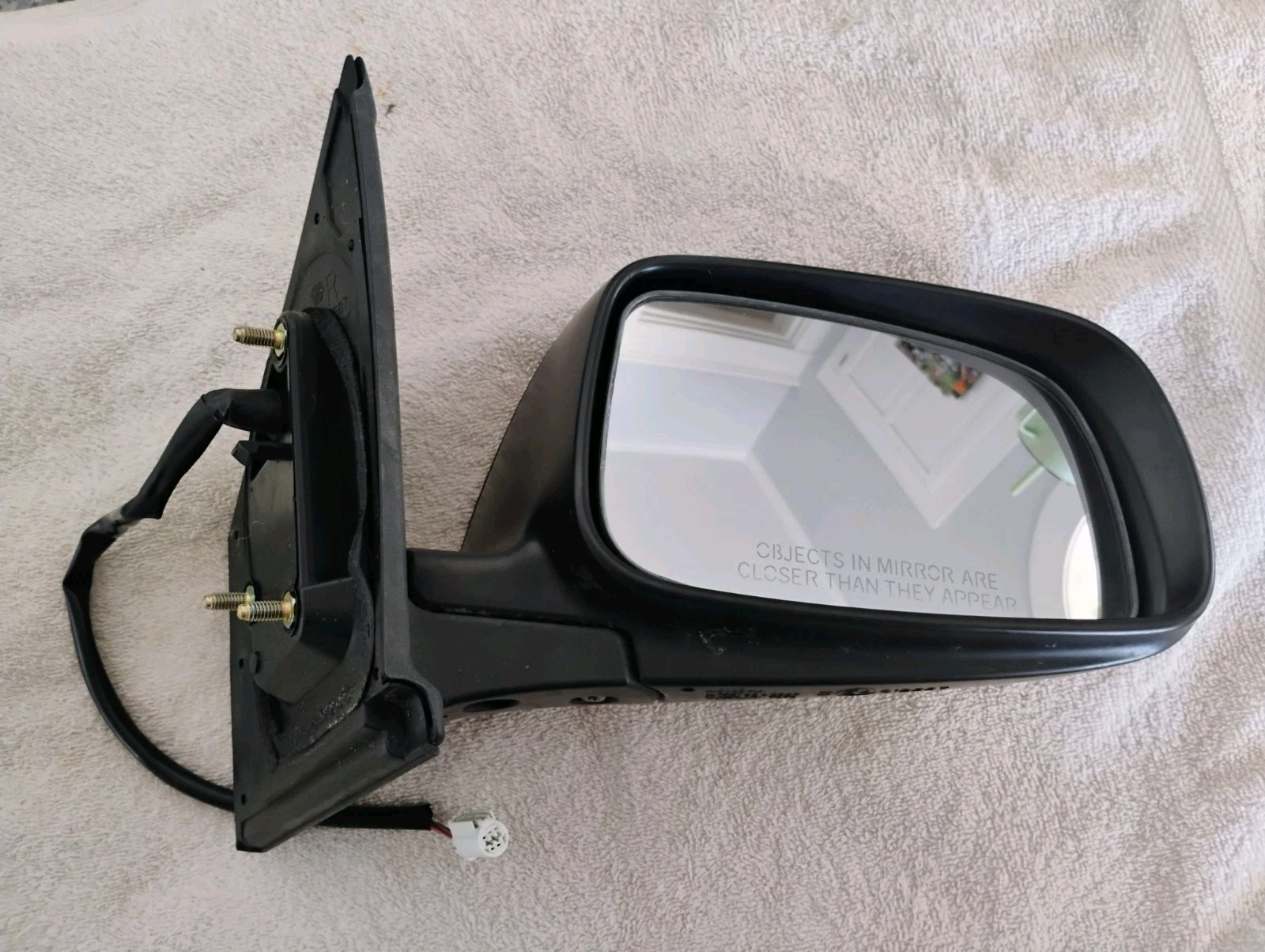 2004-2005 Scion Xa PASSENGER RIGHT Side Door Mirror OEM faded, maroon? 2004-2005 Scion Xa PASSENGER RIGHT Side Door Mirror OEM faded, maroon?