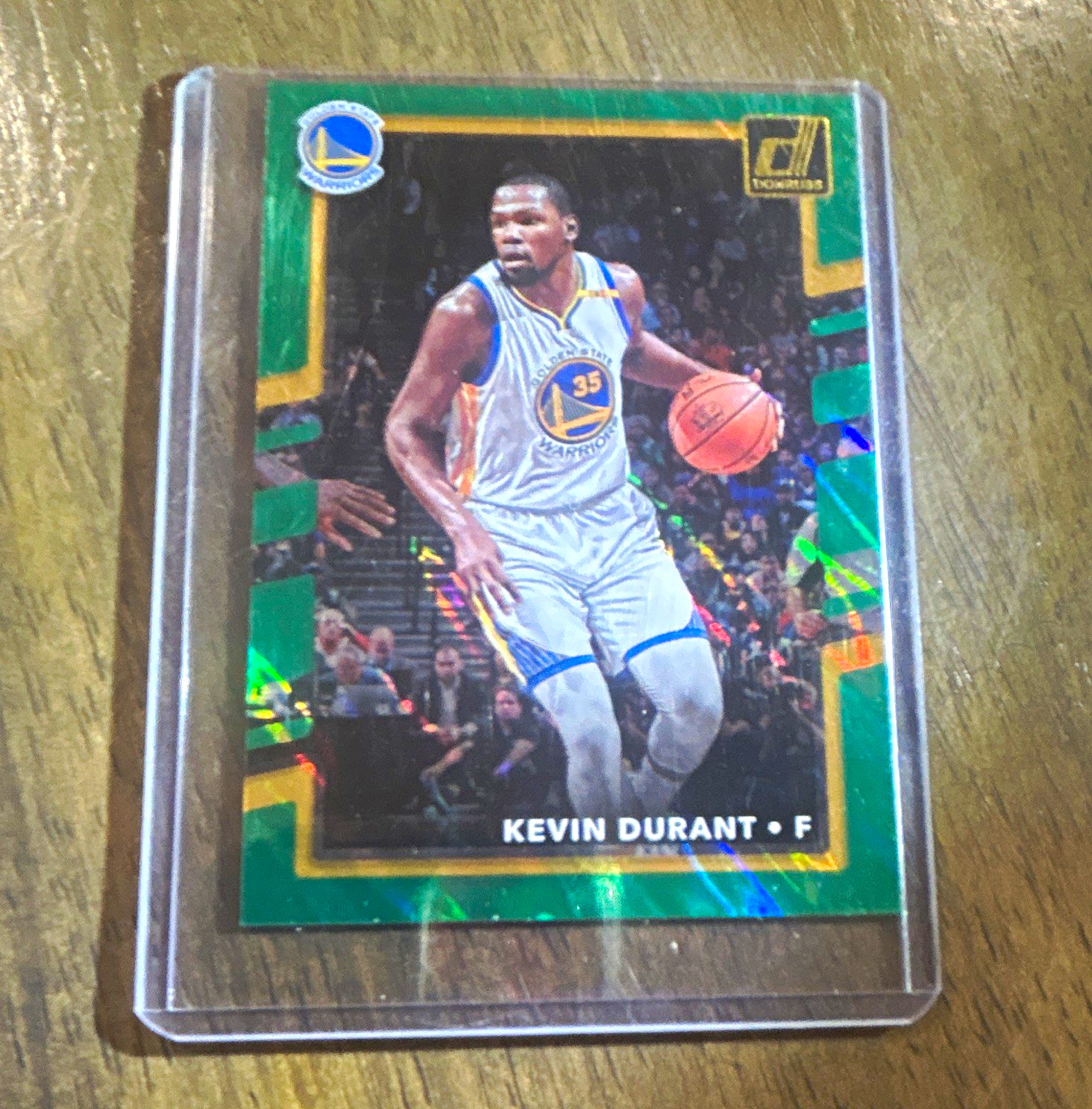 Panini 2017-18 Donruss Kevin Durant Holo Green Laser #47 Warriors Panini 2017-18 Donruss Kevin Durant Holo Green Laser #47 Warriors