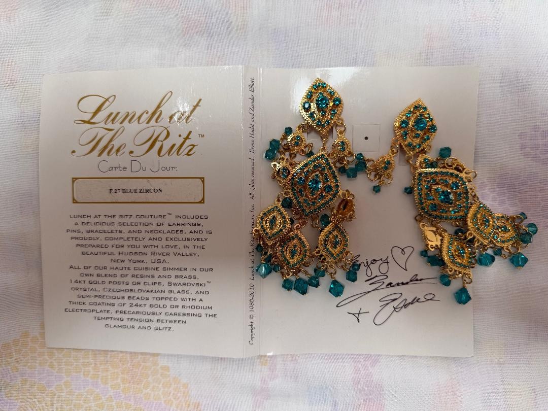 NEW LOW PRICE lunch at the ritz jewelry BUNDLE vintage/pristine RARE NEW LOW PRICE lunch at the ritz jewelry BUNDLE vintage/pristine RARE