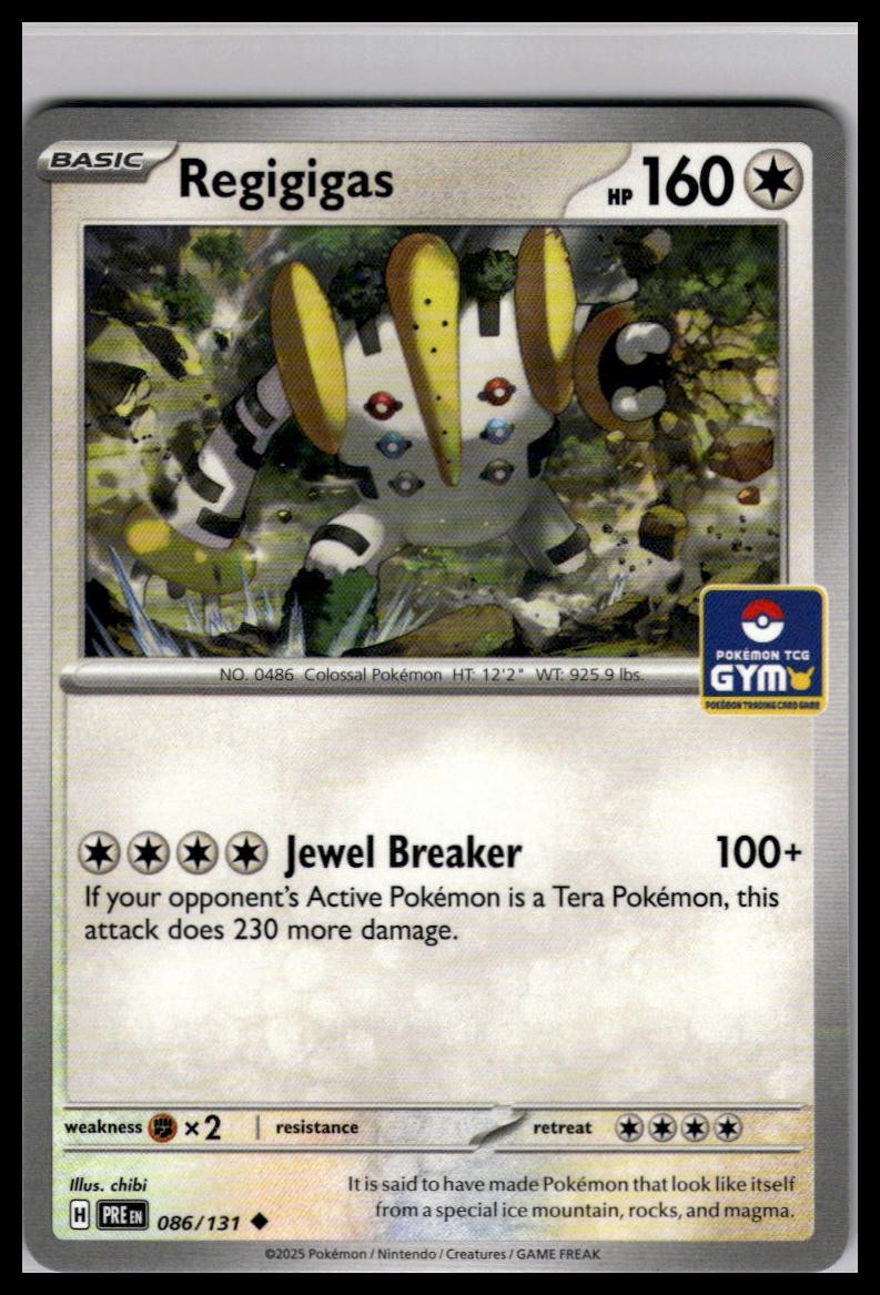 Regigigas 086/131 | Pokemon TCG Gym Promo Asia Exclusive [US SELLER]