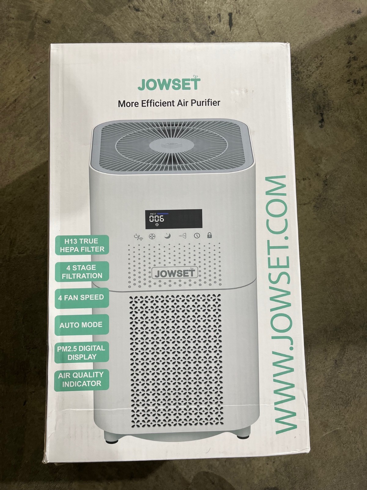 JOWSET Air Purifier for Up to 3000 Sqft, H13 True HEPA Filter 24dB Sleep Mode JOWSET Air Purifier for Up to 3000 Sqft, H13 True HEPA Filter 24dB Sleep Mode
