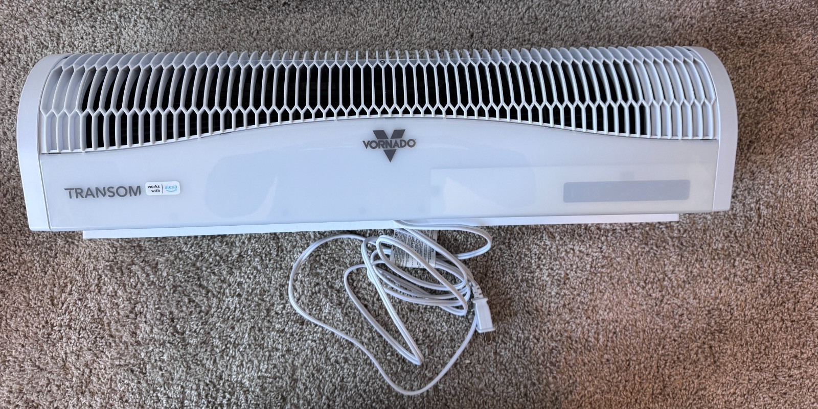 Vornado Transom - White - 4-Speeds Window Fan - Works with Alexa and App Control Vornado Transom - White - 4-Speeds Window Fan - Works with Alexa and App Control