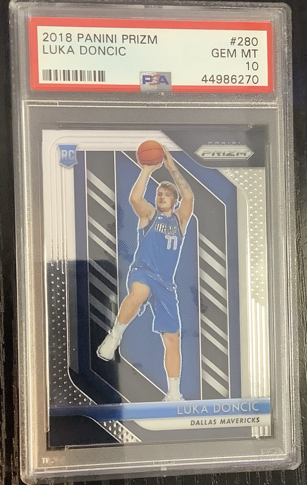 2018 Prizm Luka Doncic 280 PSA 10 Gem Mint Rookie RC Dallas Mavericks