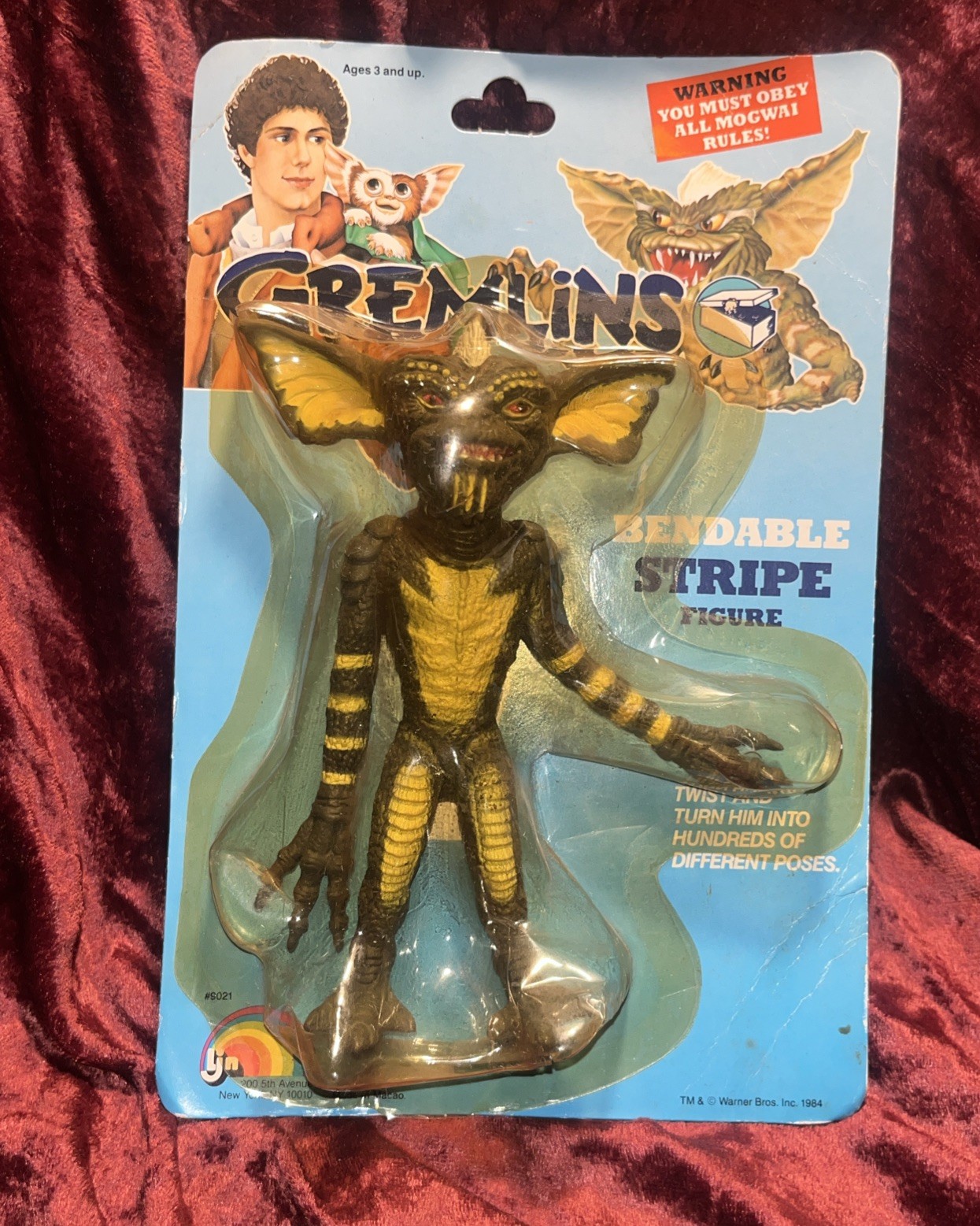 GREMLINS STRIPE LJN Bendable Figure New Sealed Vintage 1980’s Original GREMLINS STRIPE LJN Bendable Figure New Sealed Vintage 1980’s Original