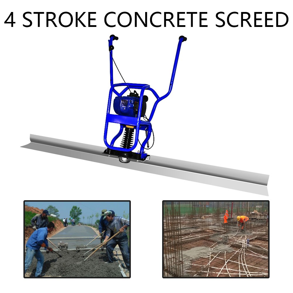1.2HP Concrete Screed 4 Cycle Engine Gas Powered 7ft Board GX35 950W US