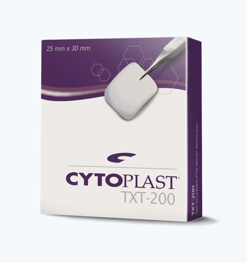 Cytoplast TXT-200 25mm x 30mm Non Resorbable PTFE Dental - SINGLE MEMBRANE Cytoplast TXT-200 25mm x 30mm Non Resorbable PTFE Dental - SINGLE MEMBRANE
