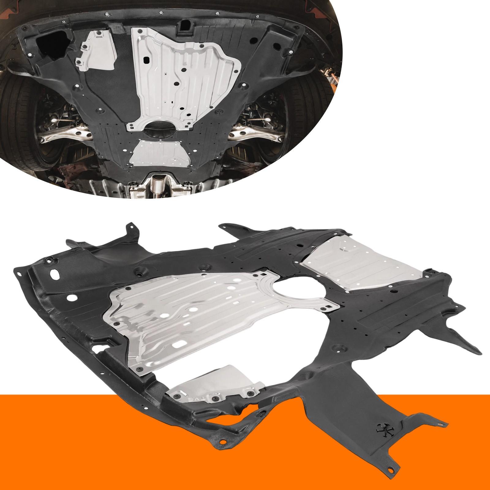 For 2018-2022 Honda Accord Lower Engine Splash Shield Under Cover 74110TVAA00