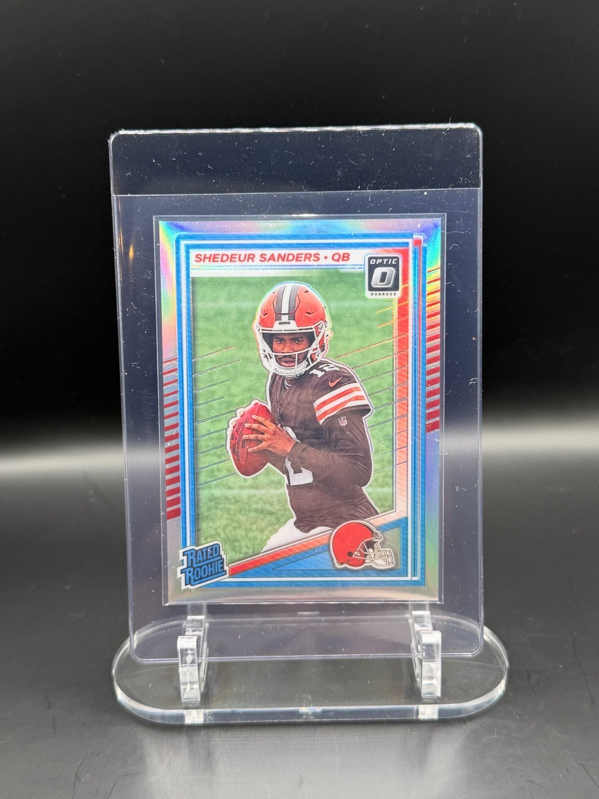 2025 Donruss Optic Rated Rookie RC Shedeur Sanders Browns #203 Holo Silver Prizm 2025 Donruss Optic Rated Rookie RC Shedeur Sanders Browns #203 Holo Silver Prizm