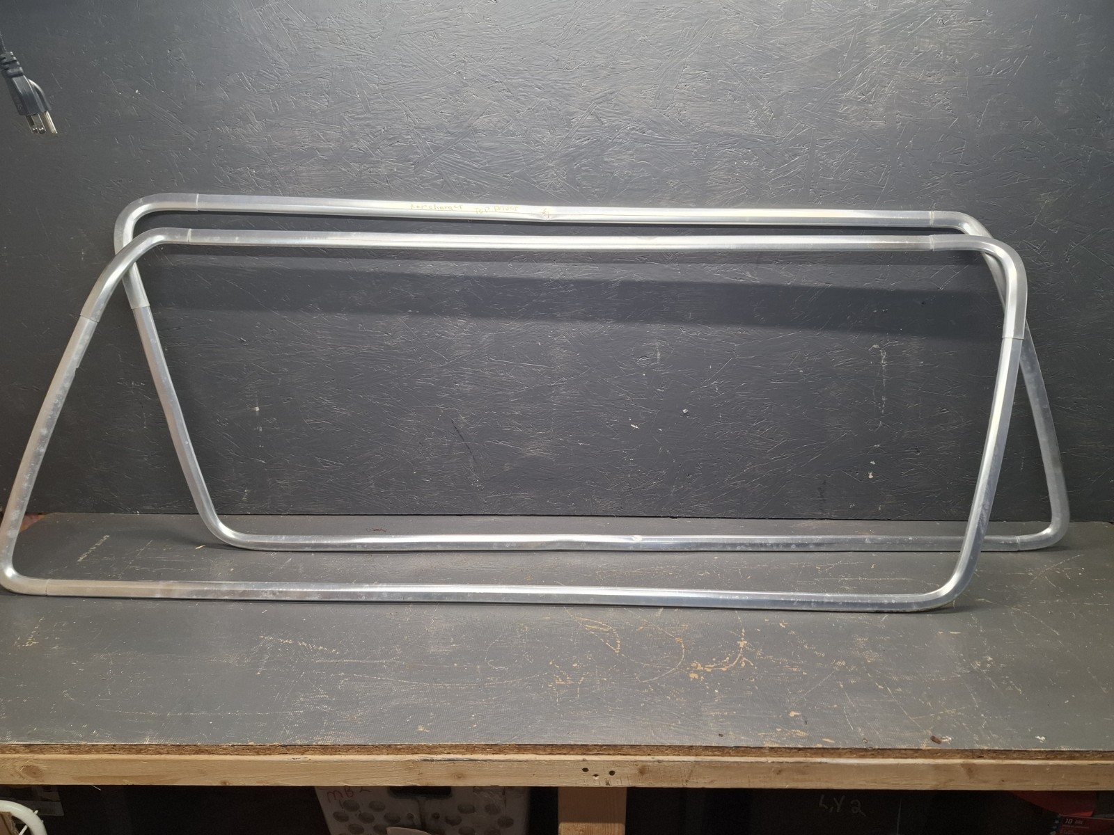 1981-1993 Dodge Ramcharger Rear Side Window Trim Moldings Pair OEM LH RH