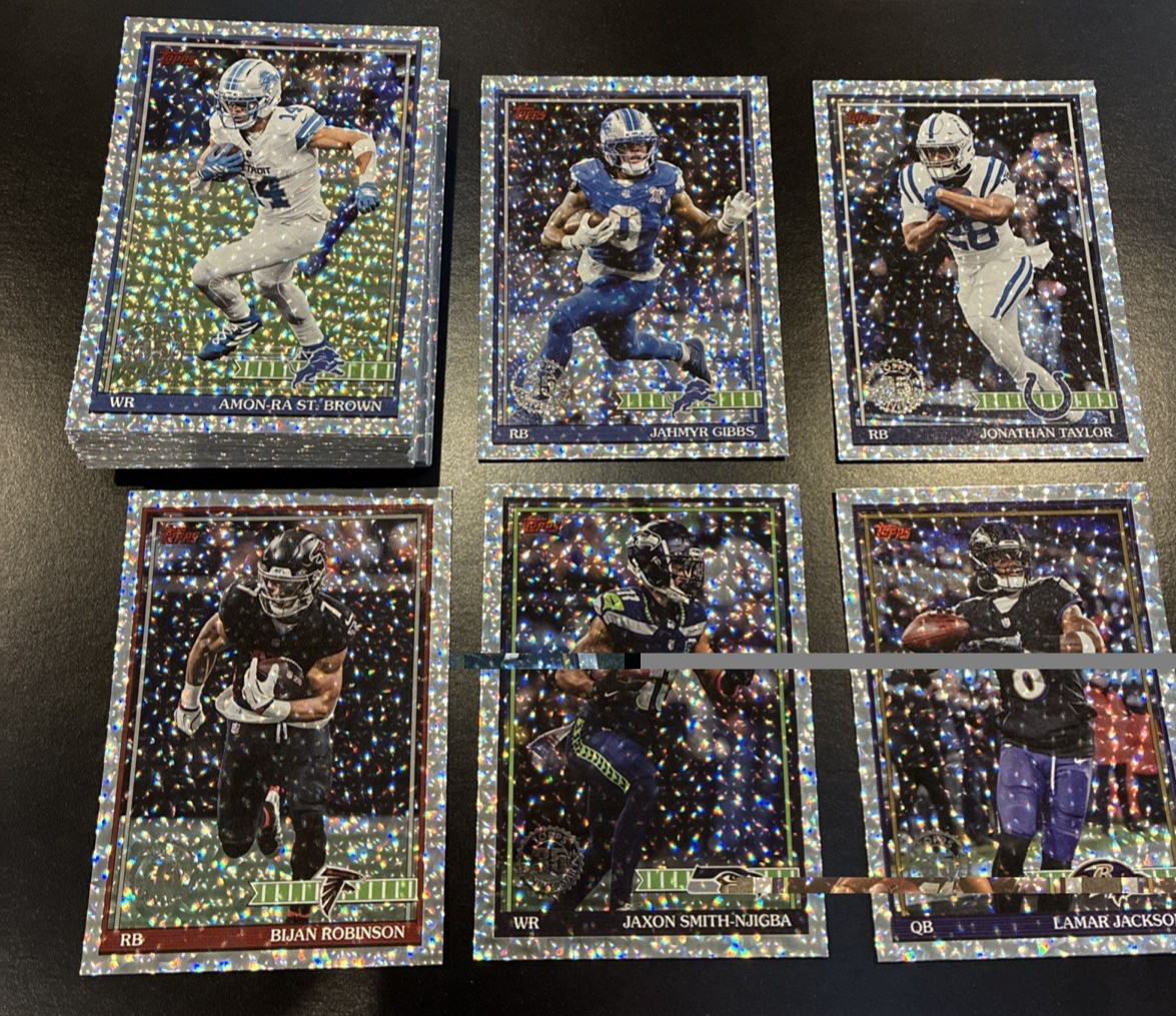 TOPPS 2026 STAR CRACKLE SET FOOTBALL NFL BOTH VERSIONS RARE FLAGSHIP 2 (50) SETS