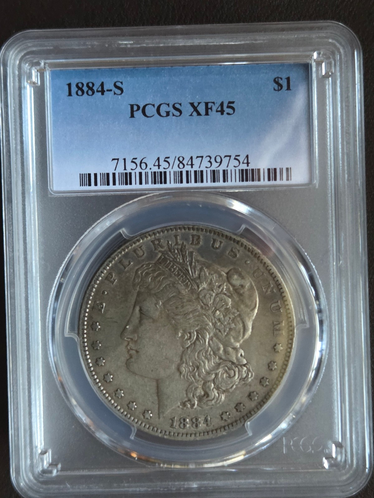 1884 S Morgan Silver Dollar PCGS XF45 1884 S Morgan Silver Dollar PCGS XF45