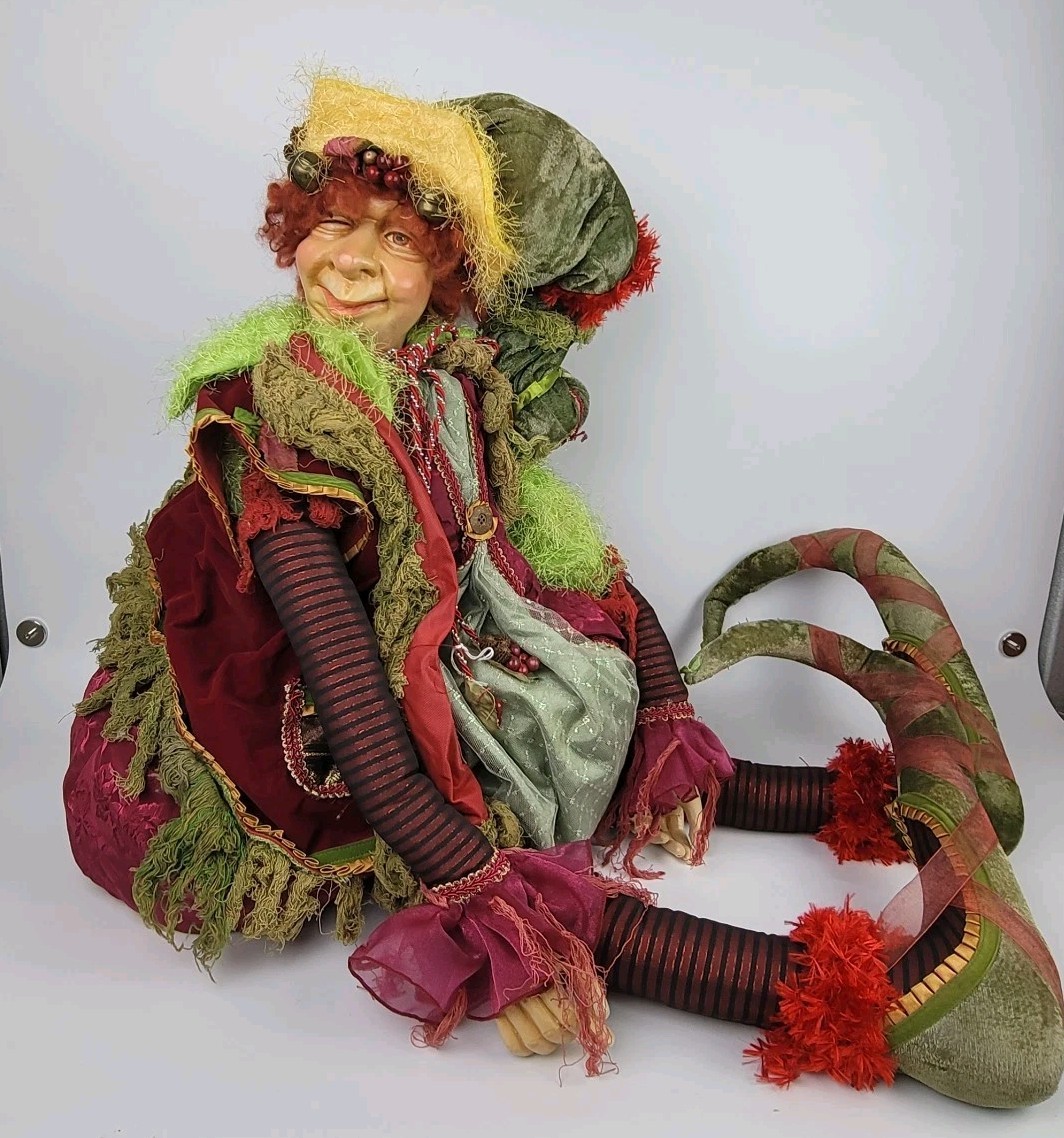 RARE Katherine\'s Collection Wayne Kleski ROYAL JESTER Time Fairy ELF Large 44\ RARE Katherine\'s Collection Wayne Kleski ROYAL JESTER Time Fairy ELF Large 44\