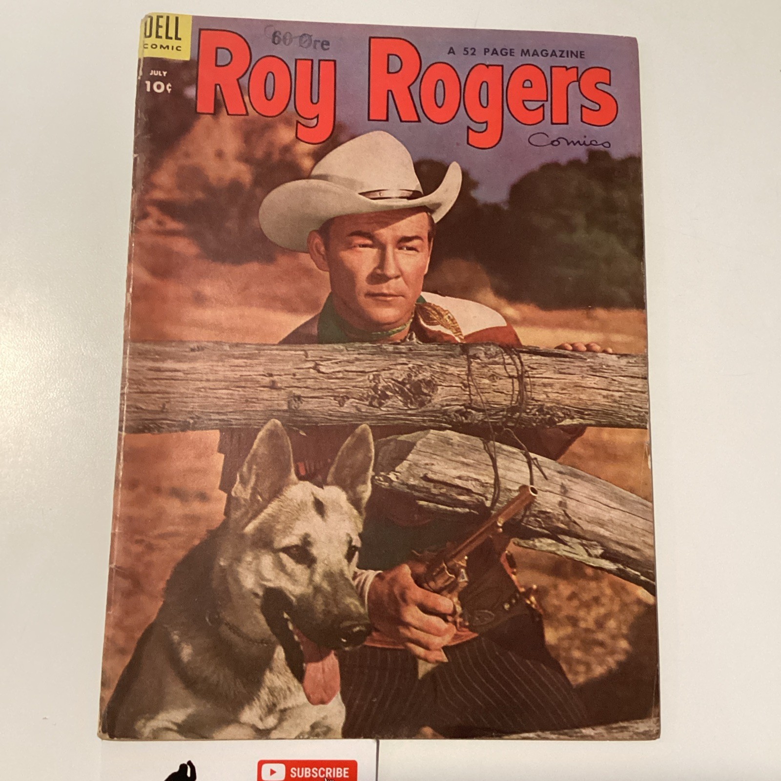 1954 ROY ROGERS #79 MID GRADE DELL COMICS GOLDEN AGE WESTERN PHOTO COVER 1954 ROY ROGERS #79 MID GRADE DELL COMICS GOLDEN AGE WESTERN PHOTO COVER