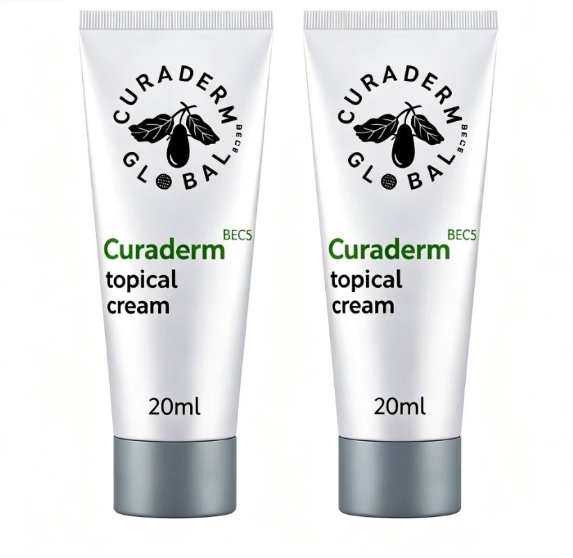 2Pack Curaderm BEC5 Cream 20ml New in Stock 2Pack Curaderm BEC5 Cream 20ml New in Stock