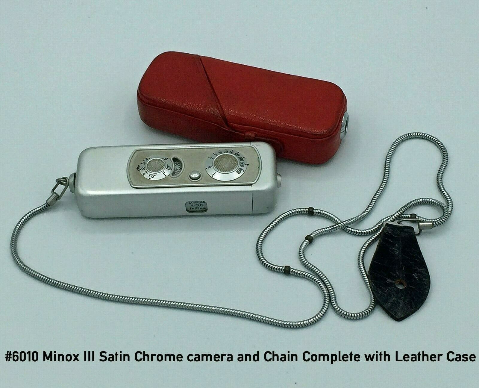 Minox IIIs Vintage 1955 Subminiature Spy Film Camera with lots of Extras 