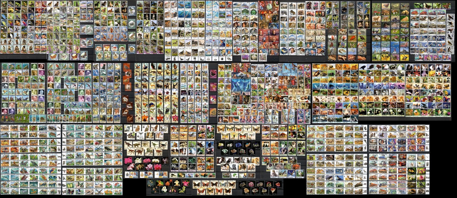 Lot 300 different cpl. sets MNH - collection topicals only  #ZN300