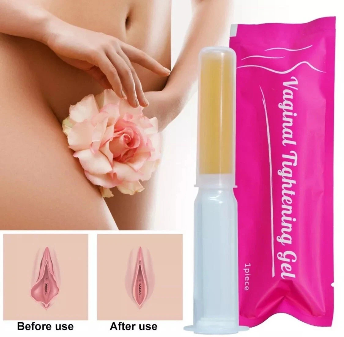 5Pcs Women Private Skin Firming Herbal Gel for PH Balance Anti Odor Itching US 5Pcs Women Private Skin Firming Herbal Gel for PH Balance Anti Odor Itching US