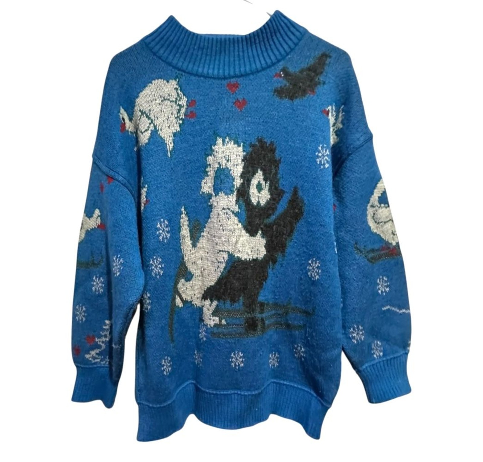 Vintage Bogner Blue Wool Ice Skating Poodles Alpine EU 40 US Med Made Germany Vintage Bogner Blue Wool Ice Skating Poodles Alpine EU 40 US Med Made Germany