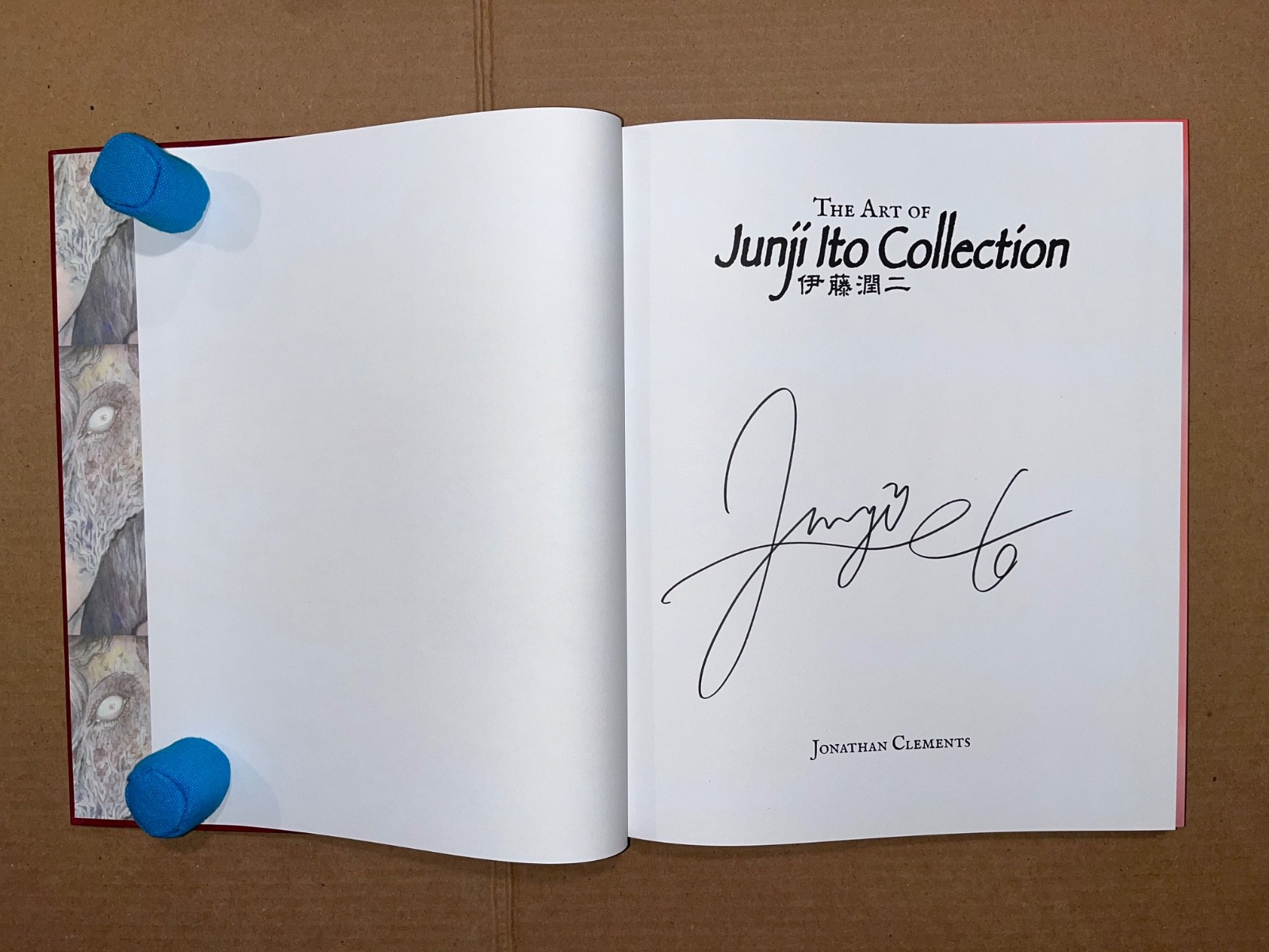 Junji Ito Signed Autographed Book The Art of Junji Ito Collection Signed Copy