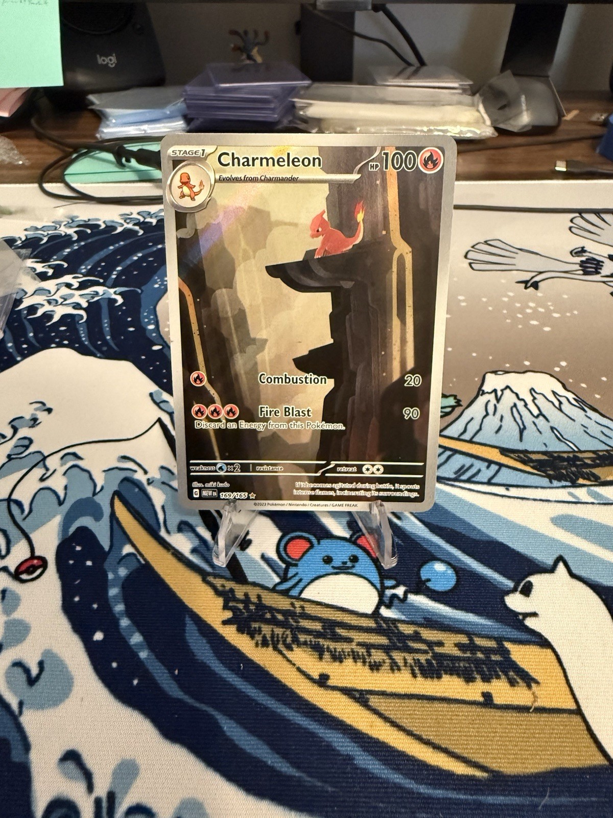 Pokemon TCG Charmeleon 169/165 Sv: Scarlet & Violet 151 Holo Pokemon TCG Charmeleon 169/165 Sv: Scarlet & Violet 151 Holo