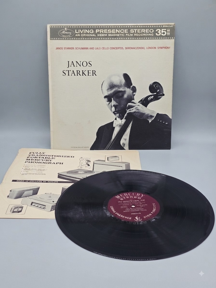 SCHUMANN / LALO Cello Concerts JANOS STARKER Vinyl Record Vintage Collectors. SCHUMANN / LALO Cello Concerts JANOS STARKER Vinyl Record Vintage Collectors.
