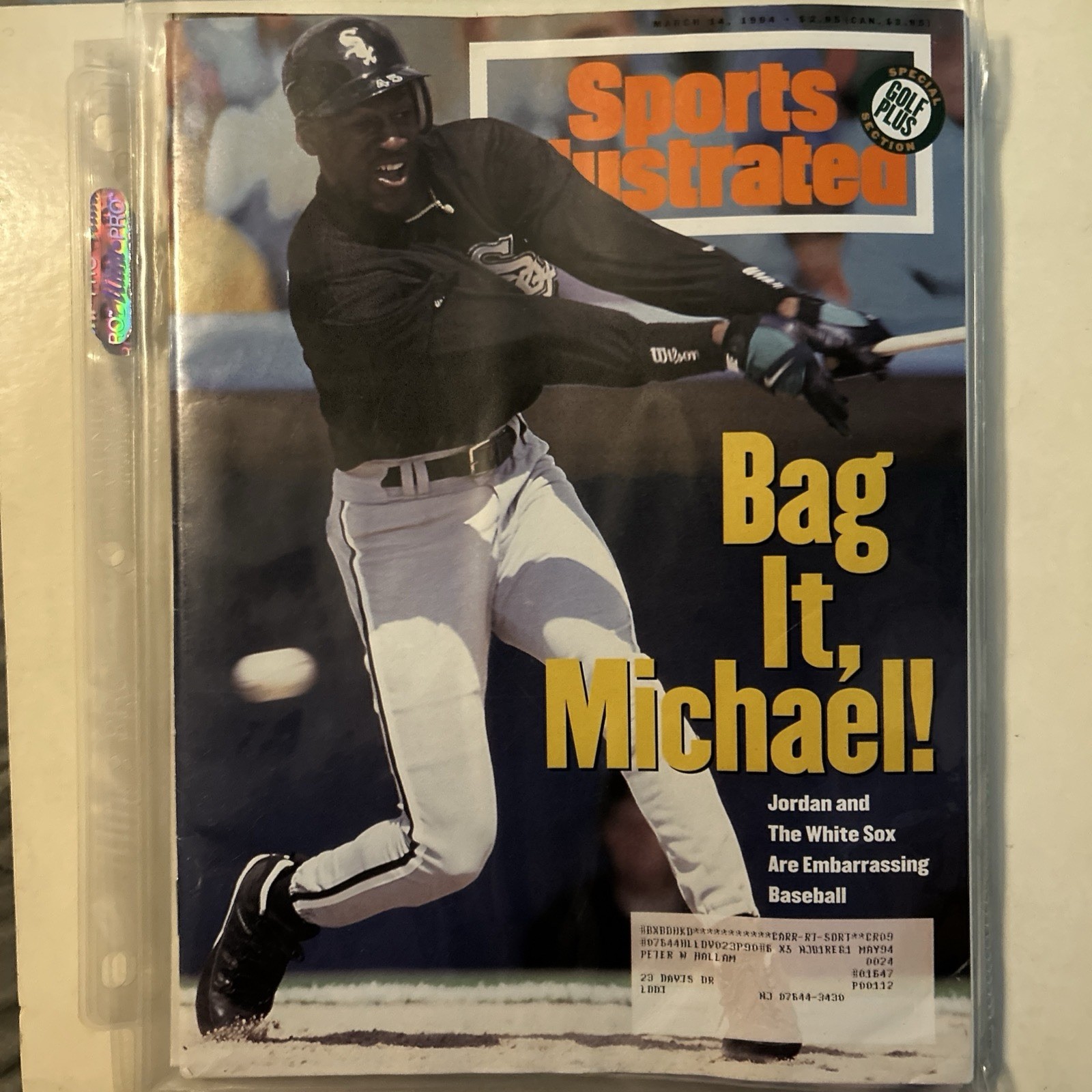 Sports Illustrated Magazine March 14 1994 Bag It Michael White Sox Baseball Sports Illustrated Magazine March 14 1994 Bag It Michael White Sox Baseball