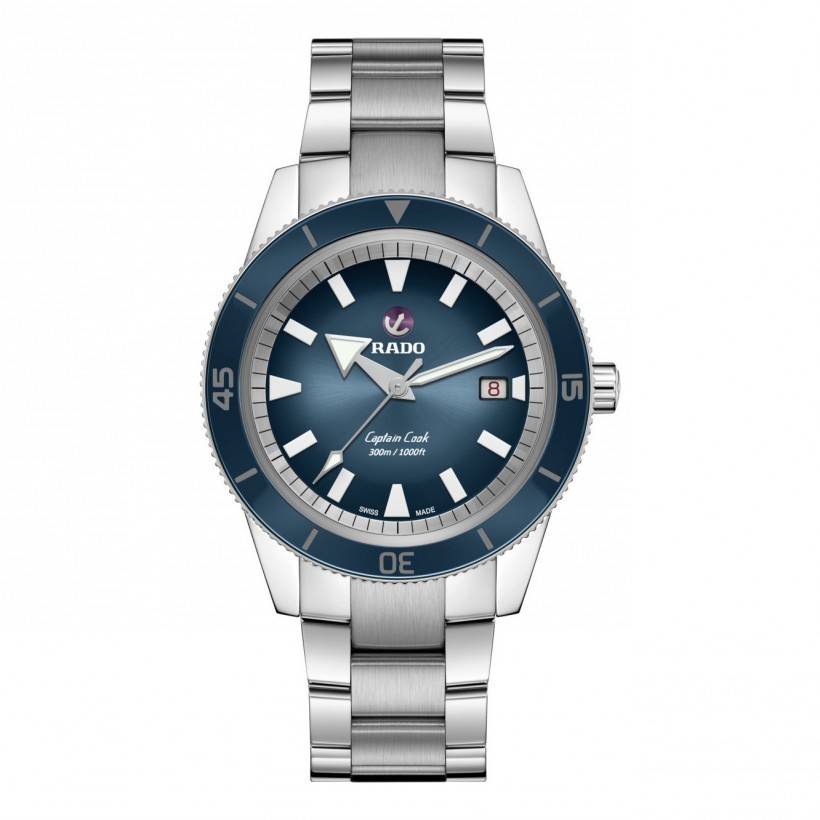 Rado Captain Cook Automatic Blue Dial Men\'s Swiss Divers Watch R32105203 42mm Rado Captain Cook Automatic Blue Dial Men\'s Swiss Divers Watch R32105203 42mm