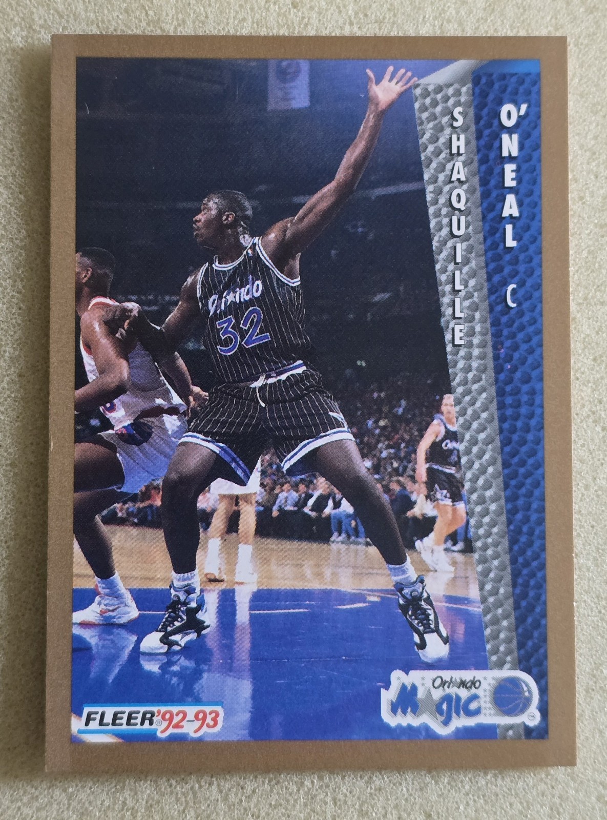 1992-93 Fleer SHAQUILLE O\'NEAL Rookie RC #401 Orlando Magic (RC) 1992-93 Fleer SHAQUILLE O\'NEAL Rookie RC #401 Orlando Magic (RC)