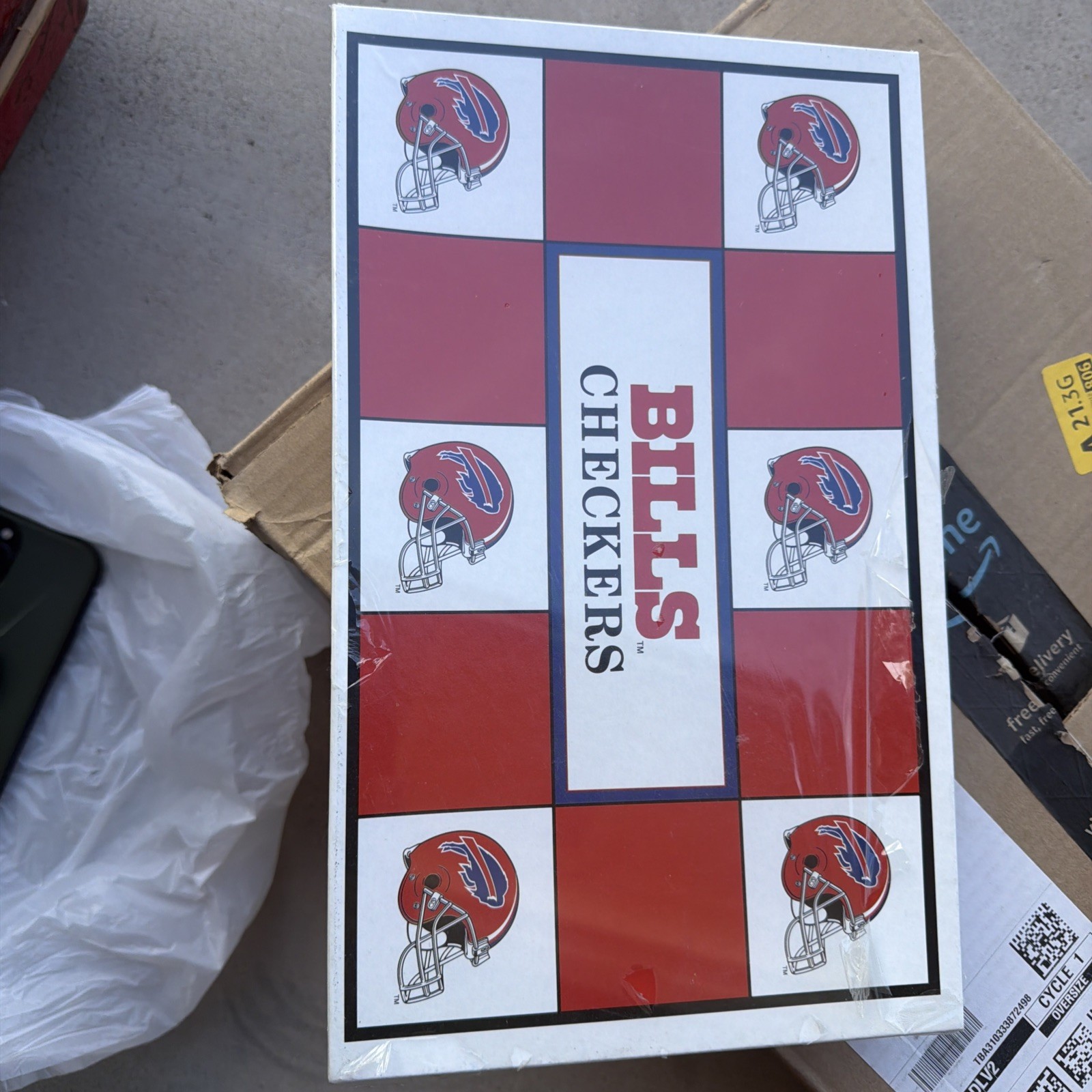 NEW Sealed 1993 Buffalo Bills Checker Game NFL Sealed Vintage