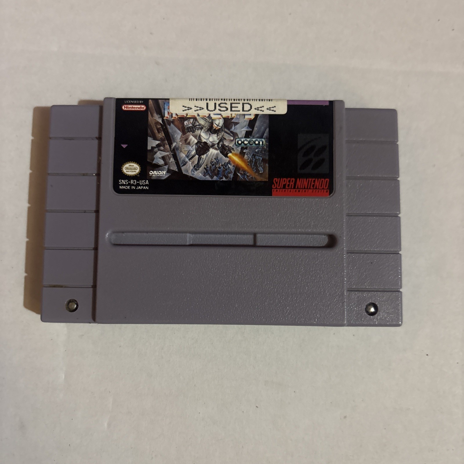 RoboCop 3 (Super Nintendo, 1992) Cleaned & Tested SNES Clean Copy RoboCop 3 (Super Nintendo, 1992) Cleaned & Tested SNES Clean Copy