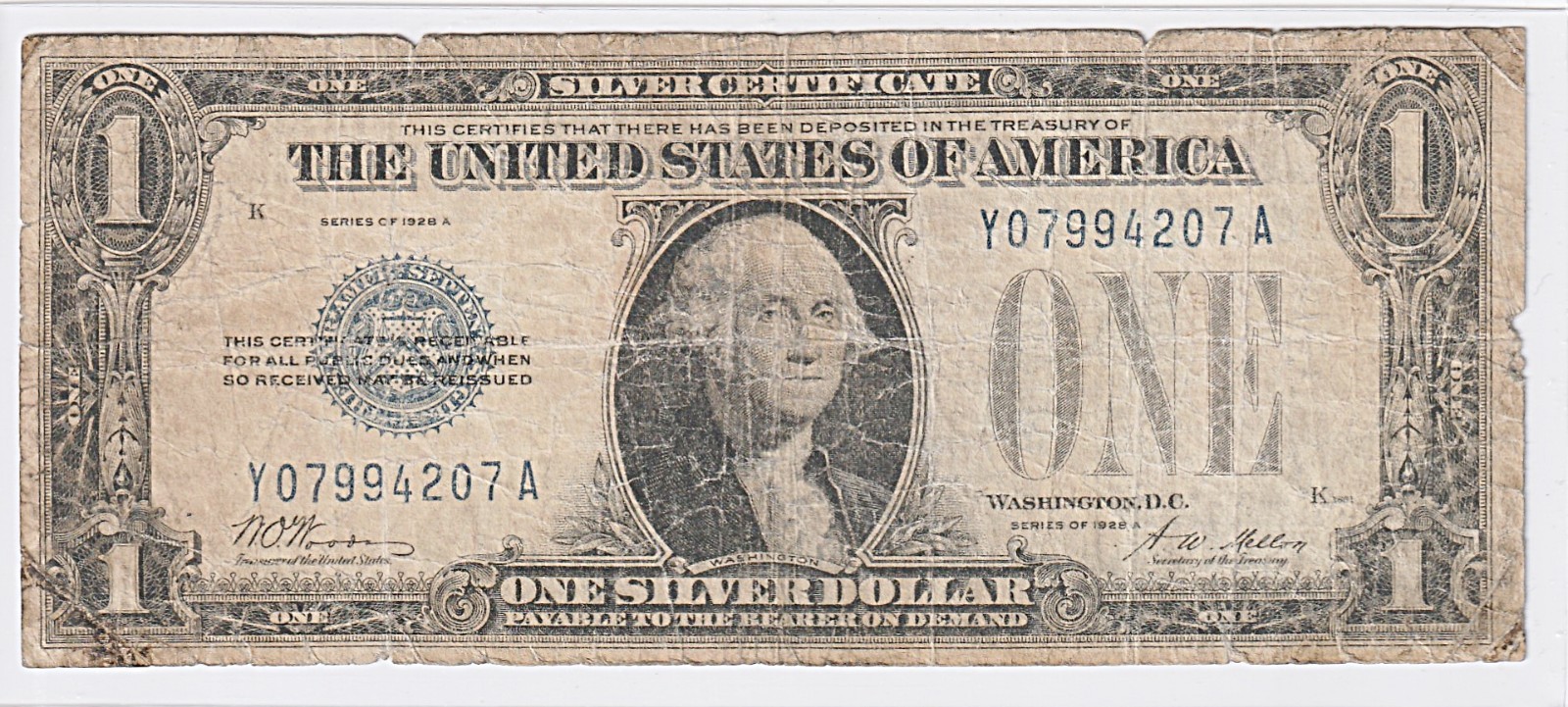 1928-A $1 ONE DOLLAR \