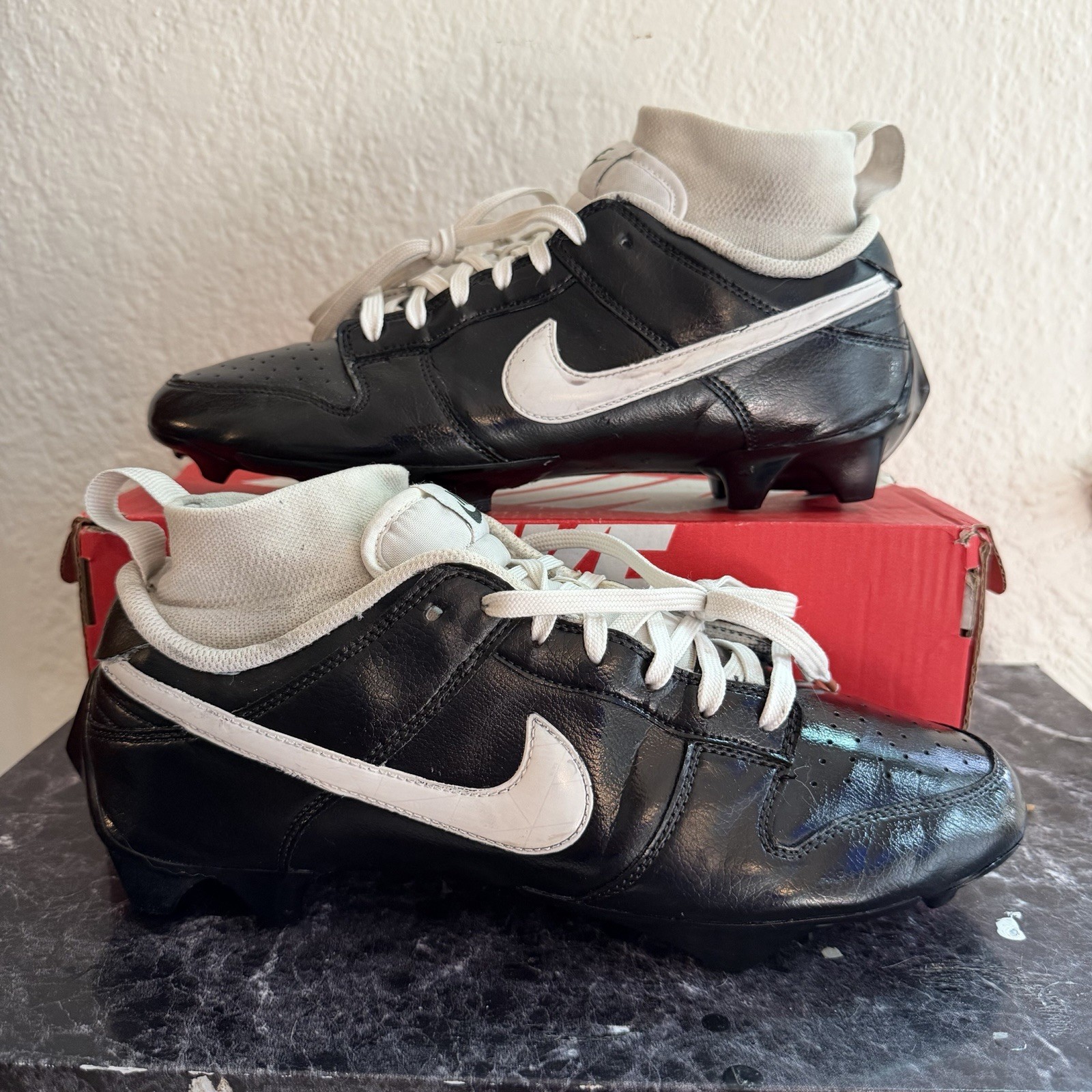 Nike Kyler Murray Vapor Edge Dunk White Gold Cleats SZ 10.5