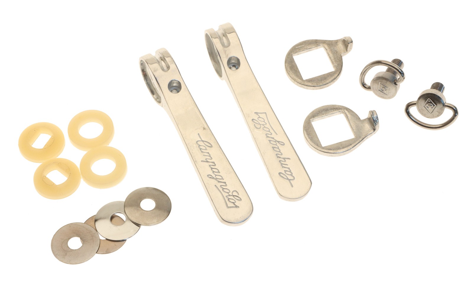 Campagnolo Triomphe Downtube Shifters Braze-On Pair NOS NEW OEM 1980\'s Vintage Campagnolo Triomphe Downtube Shifters Braze-On Pair NOS NEW OEM 1980\'s Vintage